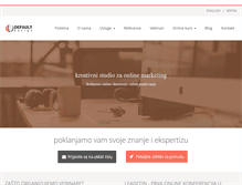 Tablet Screenshot of default-design.com